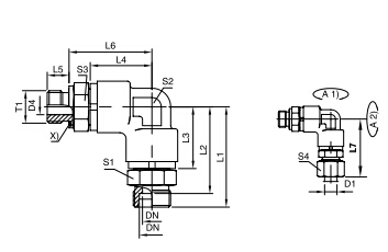 DG 208-R 90˫תۡPARKERۡPARKER